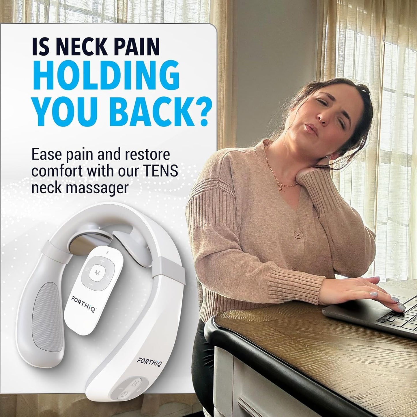 Neck TENS Machine with Heat