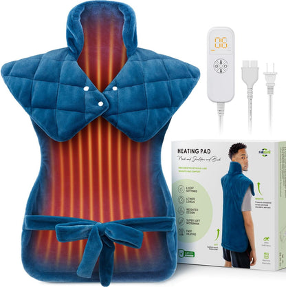 Heating Pad for Neck Shoulders & Back Pain Relief