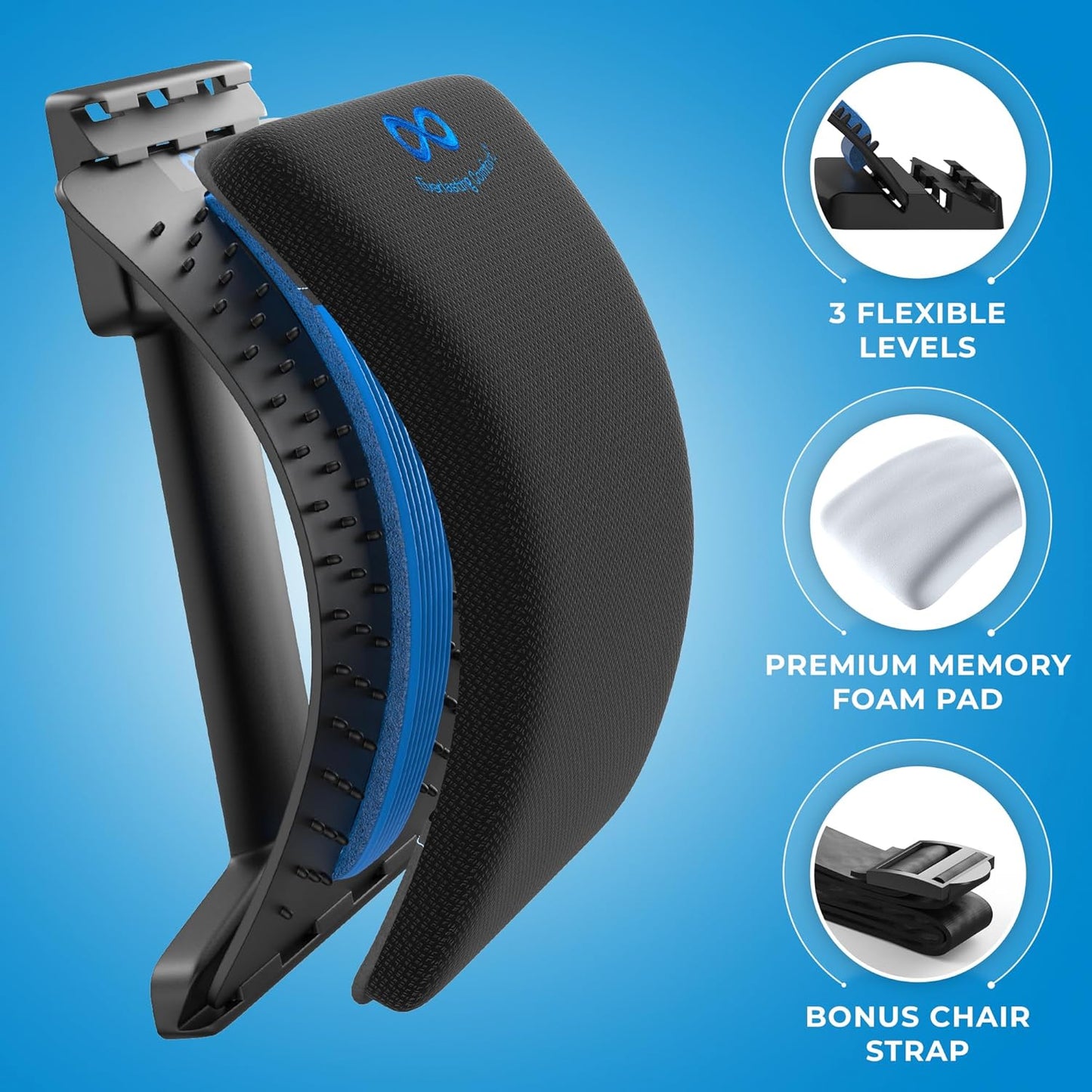 Comfort Back Stretcher for Lower Back Pain Relief